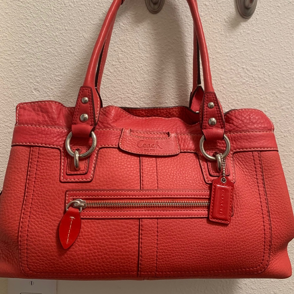 Coach Salmon Shoulder Bag